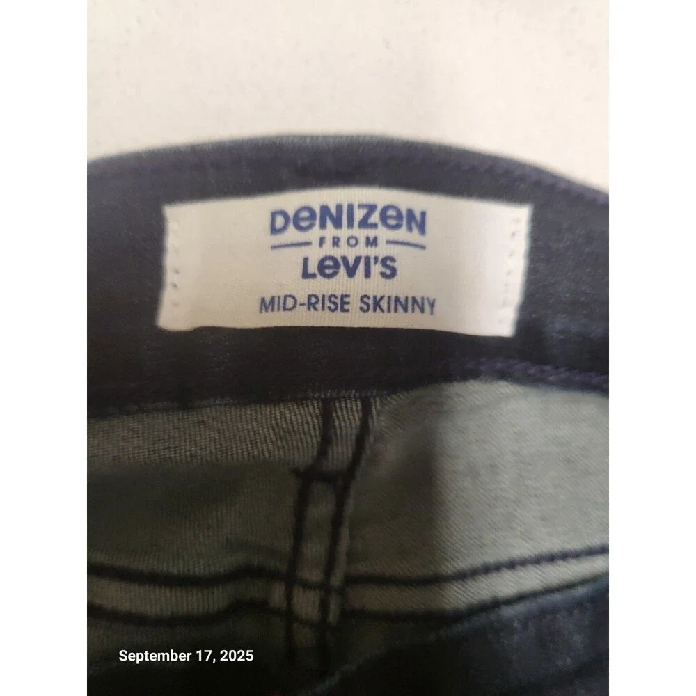 Denizen Dark Wash Skinny Jeans Womens Blue Sz 18m EUC - Picture 2 of 8